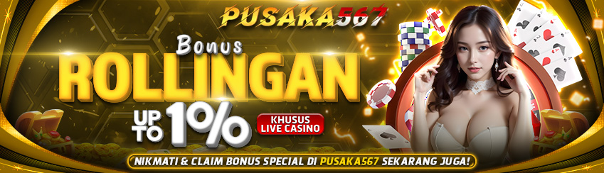 Bonus Rollingan Live Casino 1%